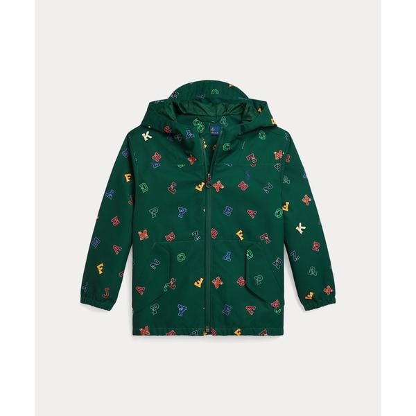 ボーイズ 8才～20才)ロゴ ツイル ベースボール ジャケット