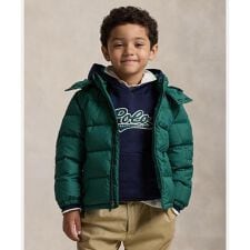 ポロ ラルフ ローレン(POLO RALPH LAUREN)の(ボーイズ 2才～7才)リップストップ ダウン フーデッド ジャケット
