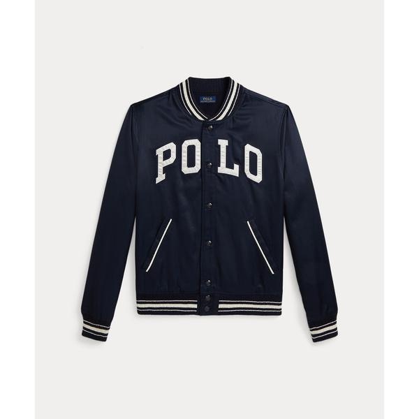 POLO RALPH LAUREN ベースボール ジャケット　ポロ ボーイズ 8才～20才)ロゴ サテン ベースボール ジャケット