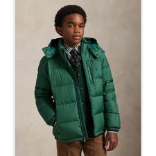 ポロ ラルフ ローレン(POLO RALPH LAUREN)の(ボーイズ 8才～20才)リップストップ ダウン フーデッド ジャケット