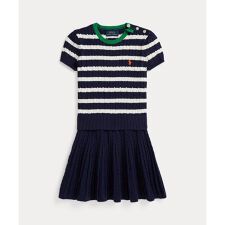 (ガールズ 2才～6才)ストライプド コットン セーター & スカート セット