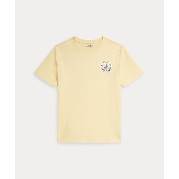 (ボーイズ 8才～20才)ロゴ コットン ジャージー Tシャツ