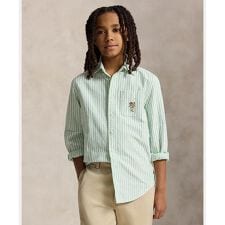 (ボーイズ 8才～20才)Polo ベア コットン オックスフォード シャツ
