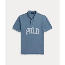 (ボーイズ 8才～20才)ロゴ コットン メッシュ ポロシャツ