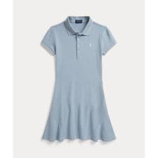 (ガールズ 7才～16才)ストレッチ メッシュ ポロ ドレス