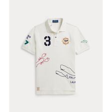 (ボーイズ 8才～20才)コットン メッシュ グラフィック ポロシャツ