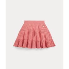 (ガールズ 2才～6才)ミニケーブル ティアード コットン スカート