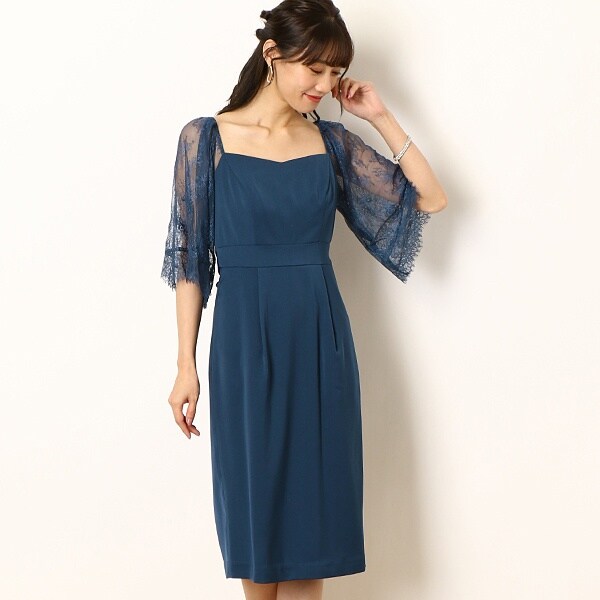 袖レースタイトワンピース | フォービー オブ ファム(Forby of femme