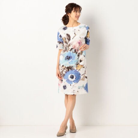 ビンダテクノフラワー ワンピース | スキャパ(SCAPA) | マルイウェブ  