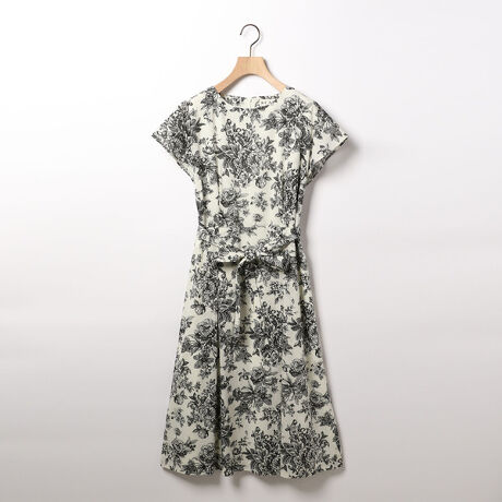 モノトーンフラワーワンピース スキャパ Scapa ファッション通販 マルイウェブチャネル Ca000 535 41 01