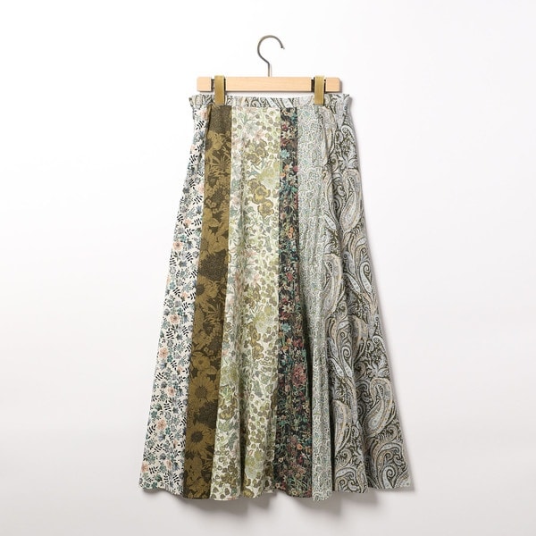 【未使用級】SCAPA リバティプリント パッチワーク スカート リバティプリントパッチワークスカート | スキャパ(SCAPA
