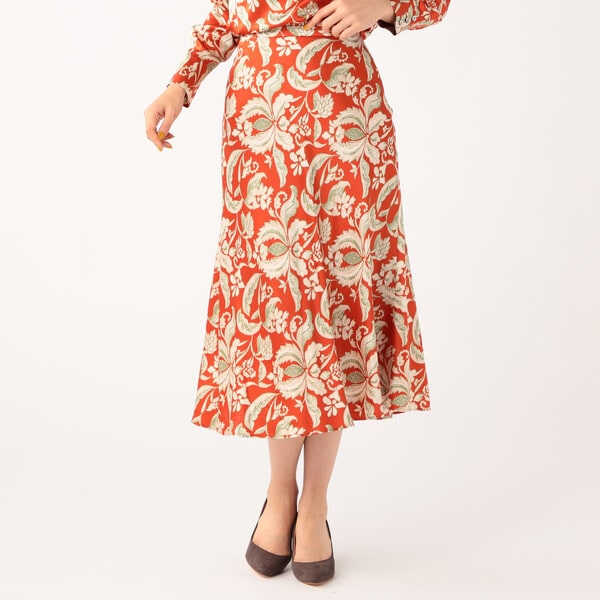 スキャパ/ビンダフローラルサテンスカート ビンダフローラルサテンスカート | スキャパ(SCAPA) | マルイウェブ