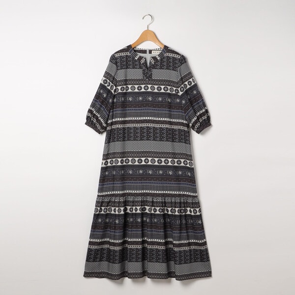 シックフラワープリントワンピース | スキャパ(SCAPA) | マルイウェブ