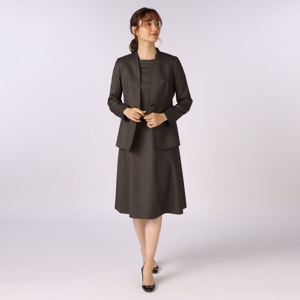 【 完売品 】エステルツイルピークドラペルジャケット 34サイズ ブラウン エステルツイルピークドラペルジャケット（テーラードジャケット