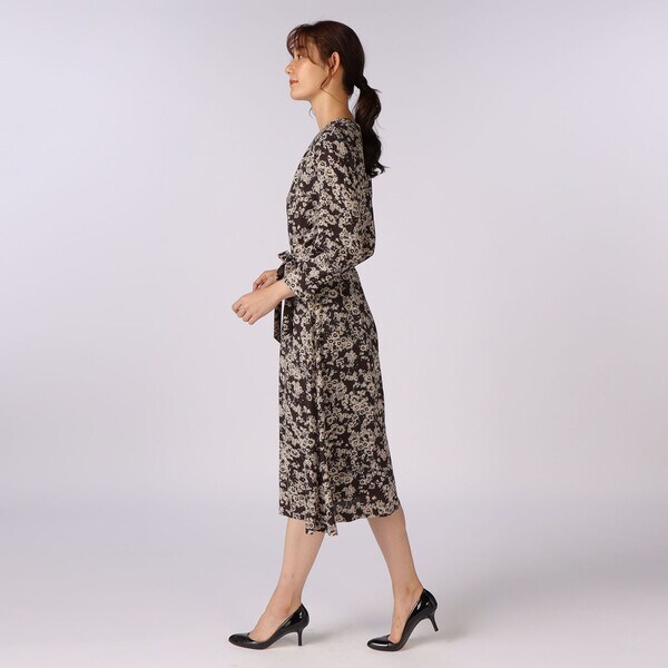 シックフラワープリントワンピース | スキャパ(SCAPA) | マルイウェブ