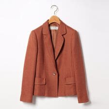 ウールリネンメッシュジャケット