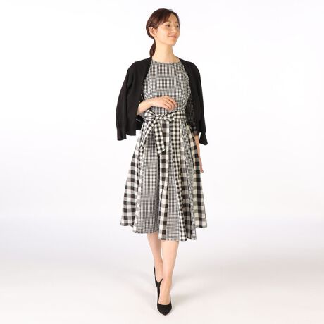 [^ԁF72234111001]tBbg&tAVGbgƁAMK`FbNx[X̃fUCŁAǂmX^WbNȃ[hZ7̃s[XBMK`FbN͂܂܂ȃp^[pāAVѐŜpb`[Nɂ܂BJ[g[ɂ܂Ƃ܂肪邽߁A₷̂łBꂢ߂ȃpvX̑A炵oGV[YȂǂɂ}b`܂Bi摜̓TvgpĂ邽߁Aۂ̏iƐFȂǂ̎dlقȂꍇ܂B\߂Bmodel:T.171/B.80/W.59/H.88pTCYF38