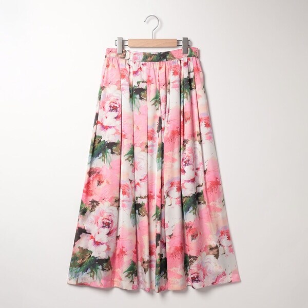 新品、未使用。scapa のビンダフラワーサテンスカート ビンダフラワーサテンスカート | スキャパ(SCAPA) | マルイウェブチャネル