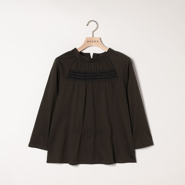 レースコンビジャージ長袖カットソー | スキャパ(SCAPA) | マルイ