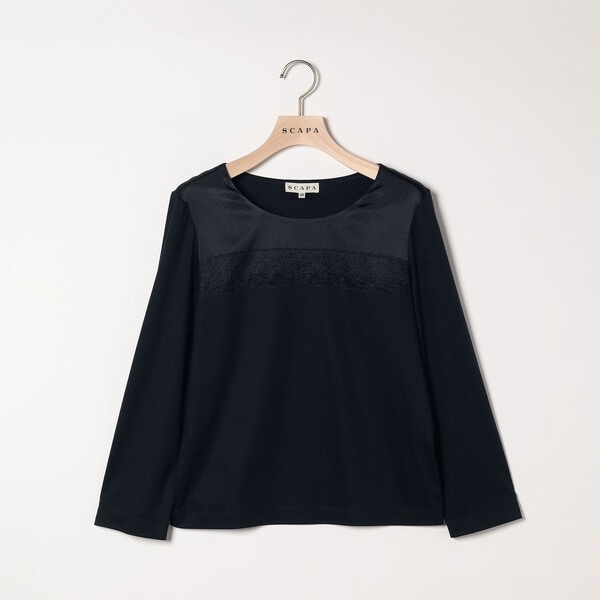 シルケットテンジク長袖カットソー | スキャパ(SCAPA) | マルイウェブ