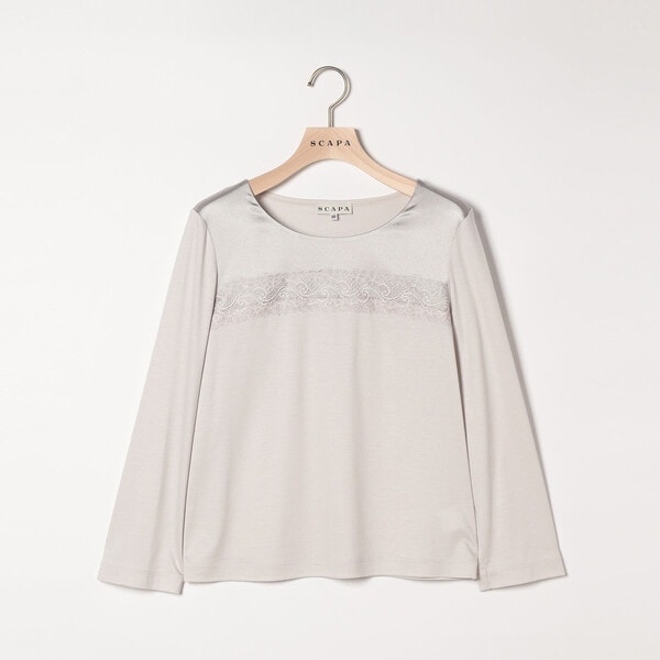 シルケットテンジク長袖カットソー | スキャパ(SCAPA) | マルイウェブ