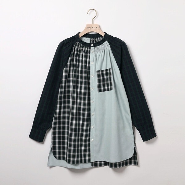 メランジコットンブラウス | スキャパ(SCAPA) | マルイウェブチャネル