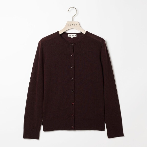 カシウールニットロングカーディガン | スキャパ(SCAPA) | マルイ