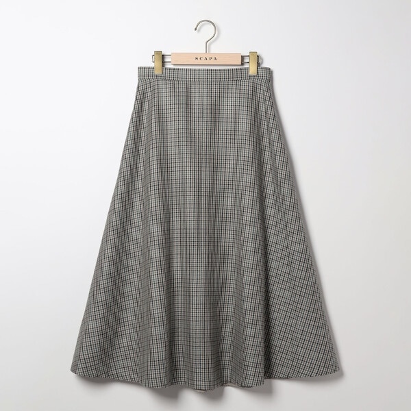 【未使用級】SCAPA リバティプリント パッチワーク スカート SCAPA / スキャパ リバティプリントパッチワークスカート