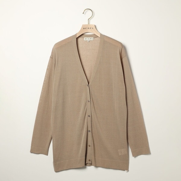 SCAPA - 3万　SCAPA♡ スキャパ ロングカーディガン　ブルー　38 ニット｜ルック公式ファッションブランド通販サイト | LOOK@E