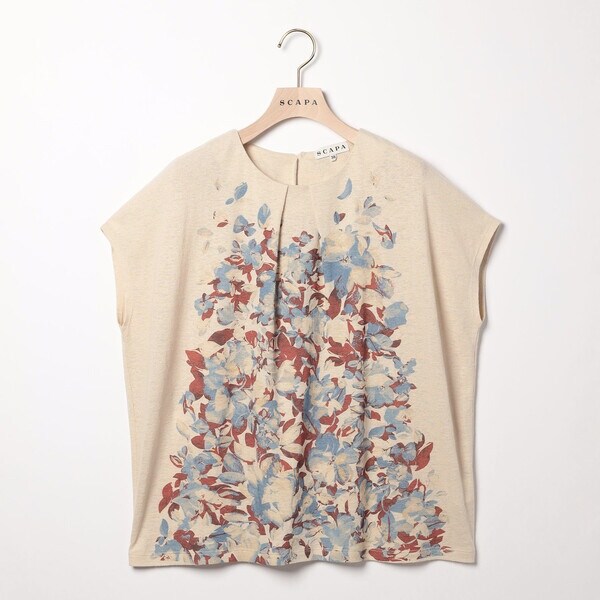 SCAPA - 【SCAPA】エレガントな半袖カットソーのご紹介です