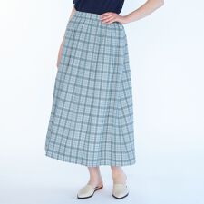 エアリーチェックスカート