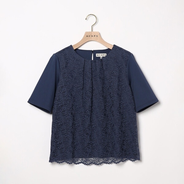 SCAPA - 【SCAPA】エレガントな半袖カットソーのご紹介です