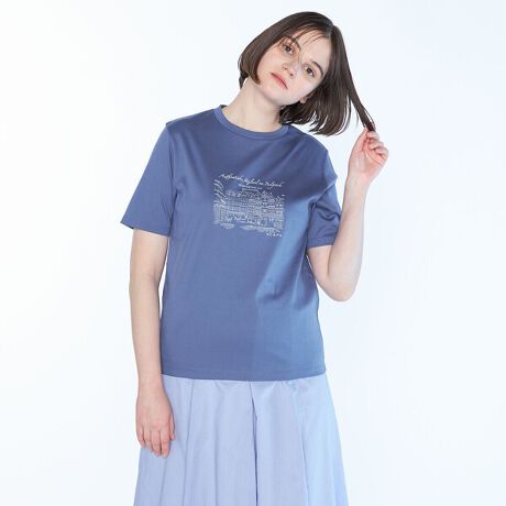 SCAPA / スキャパ ブライトジャージカットソー