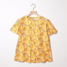 Liberty Printアーカイブフリル袖カットソー