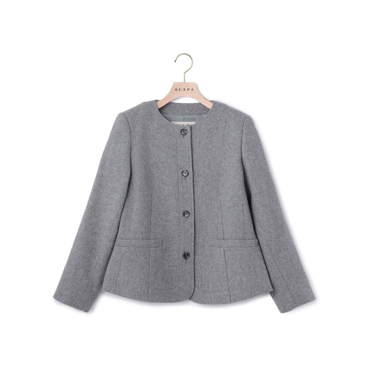 新品未使用SCAPAツイードコート38 SCAPA Online exclusive 2024 AUTUMN / WINTER | LOOK @ E-SHOP