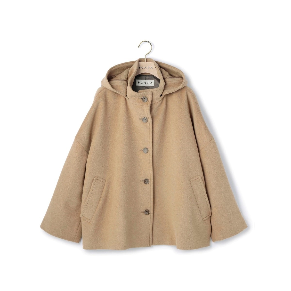 バーバリーロンドン　上質　アンゴラ　ウール　ジャンパー　ミドルコート リバーシブル】ウールナイロン リバー ミドル コート / J.PRESS LADIES