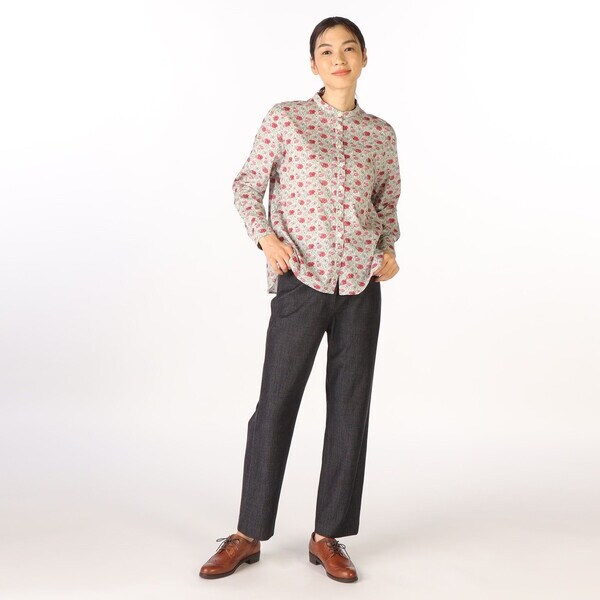 KEITH｜LIBERTY Demeterスタンドカラーブラウス | Rakuten