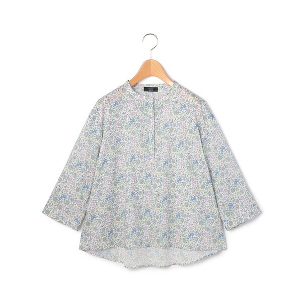 KEITH / キース ＬＩＢＥＲＴＹプリントブルージェムストーンブラウス KEITH｜LIBERTYプリントブルージェムストーンブラウス | Rakuten