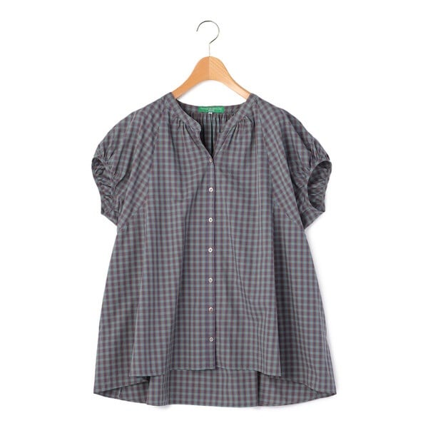 Lサイズ】フィールドチェックロングブラウス | キース(KEITH) | マルイ