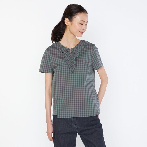 フィールドチェックブラウス | キース(KEITH) | マルイウェブチャネル