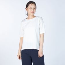 ストライプジャージーカットソー