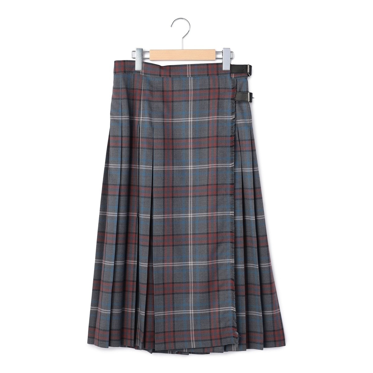 チェック ウールブレンド ラップ スカート | ポロ ラルフ