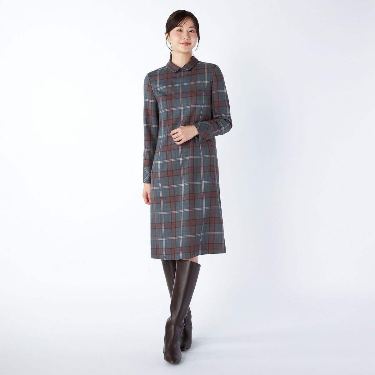 Lサイズ】ハウンドトゥースプリントワンピース | キース(KEITH