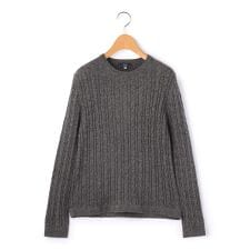 ケーブルニットプルオーバー