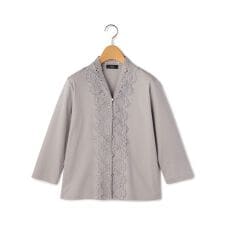 コットンスムースVネックカットソー