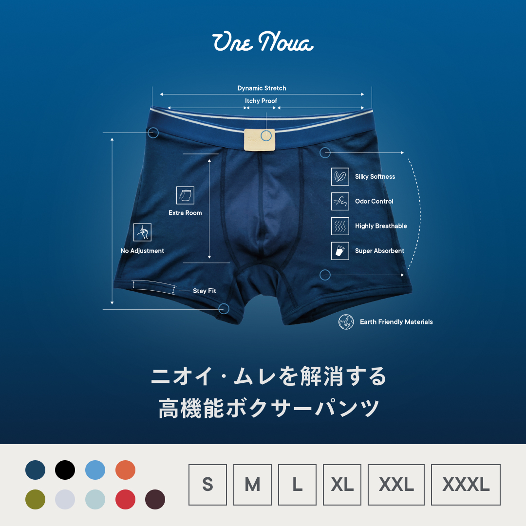 One Nova ワンノバ 3Dボクサーパンツ NovaMerino 3D Boxer Brief