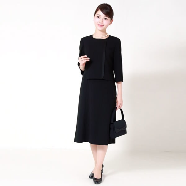 マダムココ　ブラックフォーマル喪服　未使用品 ブラックフォーマル】レディース／喪服／前開き／礼服／大きい