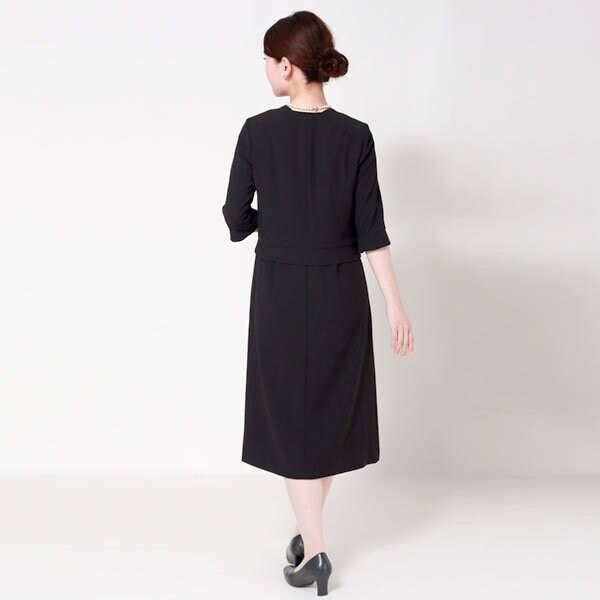 マダムココ　ブラックフォーマル喪服　未使用品 ブラックフォーマル】レディース／喪服／前開き／礼服／大きい