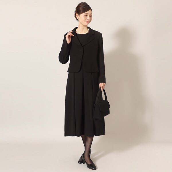 新品　マダムココ　喪服 ブラックフォーマル】レディース／喪服／前開き／礼服／大きい