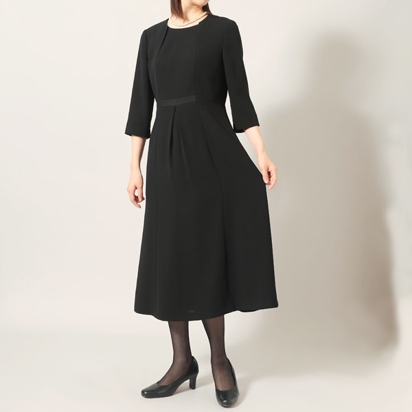 ブラックフォーマル】レディース／喪服／前開き／礼服／大きいサイズ